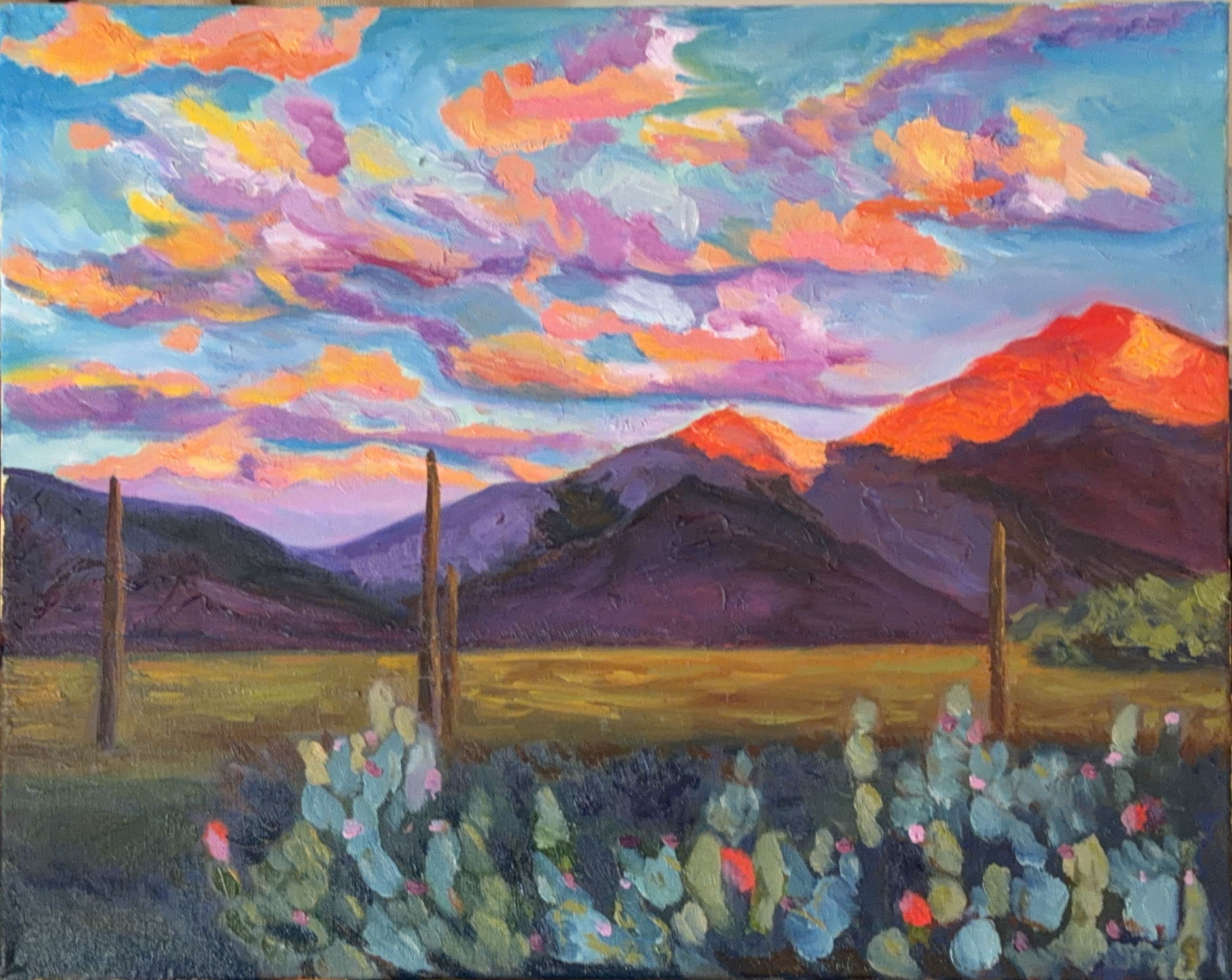 Desert Sky no. 1 — Oil on Canvas, 12X18